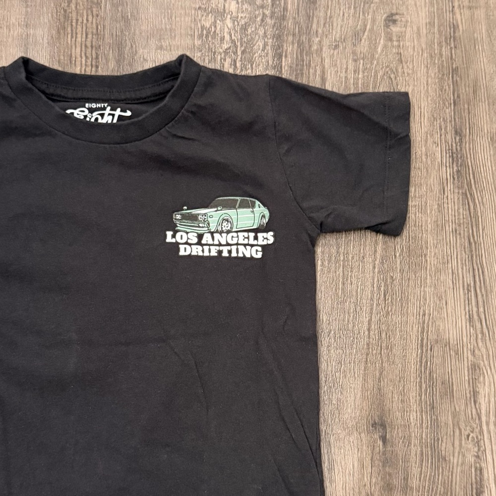 Black Los Angeles Drifting Tee - Picture 4 of 5